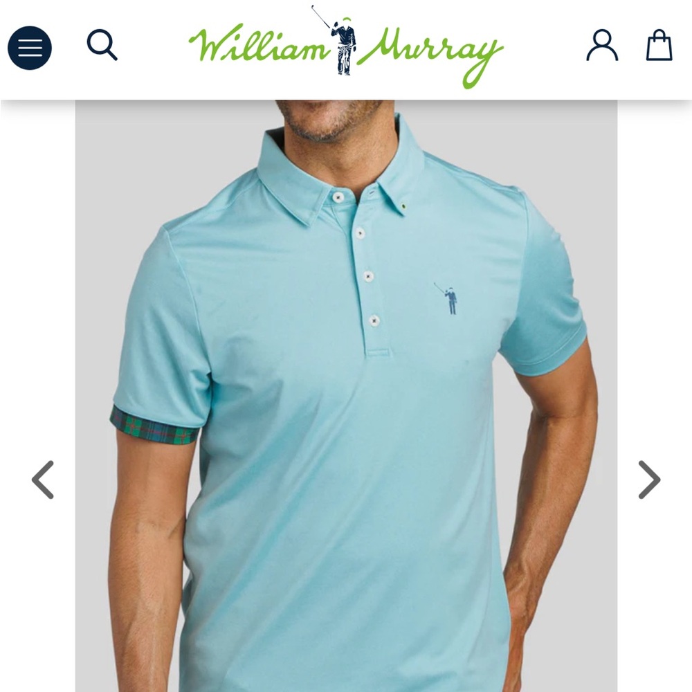 William Murray Men’s Golf Shirt.
